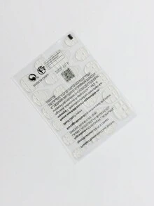 ROMWE Goth 24 Puntas De Uñas Postizas De Rosa Roja + 1 Pegamento Para Uñas. - Multicolor - Ver 4