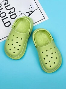 Eva Soft, Comfortable, Lightweight Children's Hollow Shoes - Green - View 2