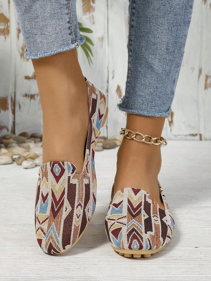 Women's Flat Shoes, Suede Loafers, Korean Version, Spring, Large Size, Casual Shoes, Popular Abroad - Multicolor - View 1