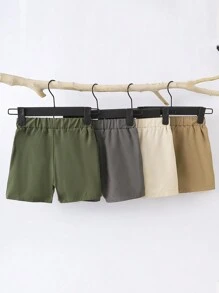 Shorts De Verano Elegantes Y Frescos Para Bebés Varones - Multicolor - Ver 2