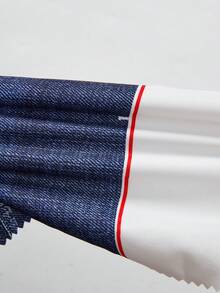 SHEIN Bộ trang phục áo tay lỡ họa tiết da báo và áo phông in chữ cho bé gái kèm quần denim - Màu Hồng Tươi - Xem 7