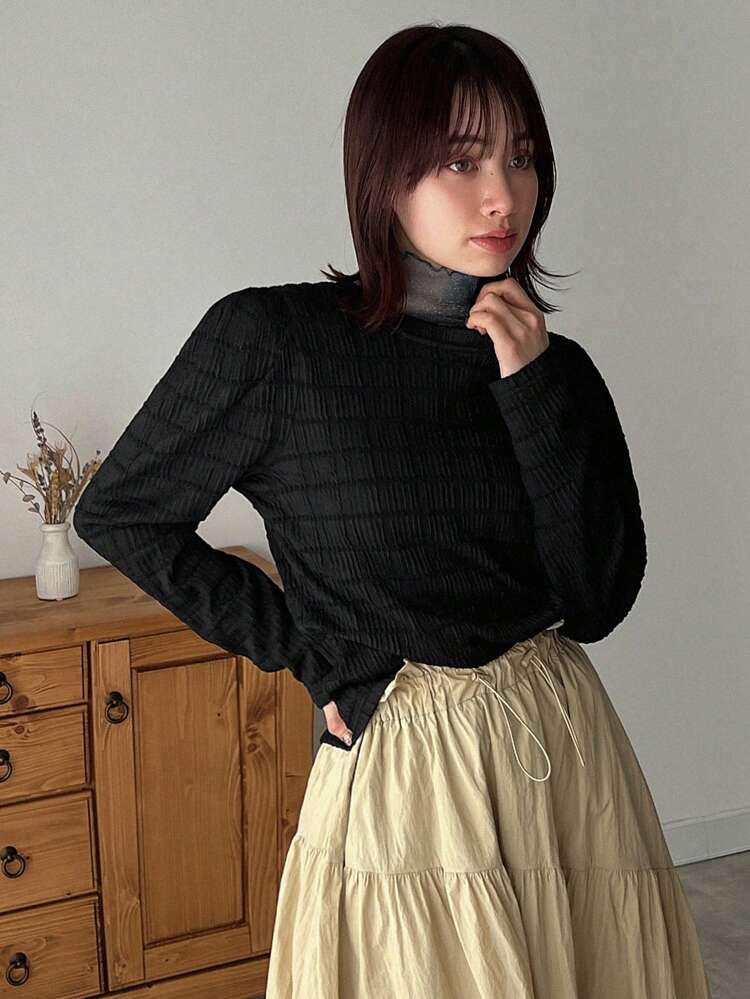 Women's Round Neck Long Sleeve T-Shirt,Fall Clothes