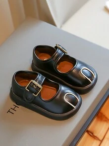 新款軟底&鞋面兒童鞋,男女兼用 - 黑色 - 查看 1