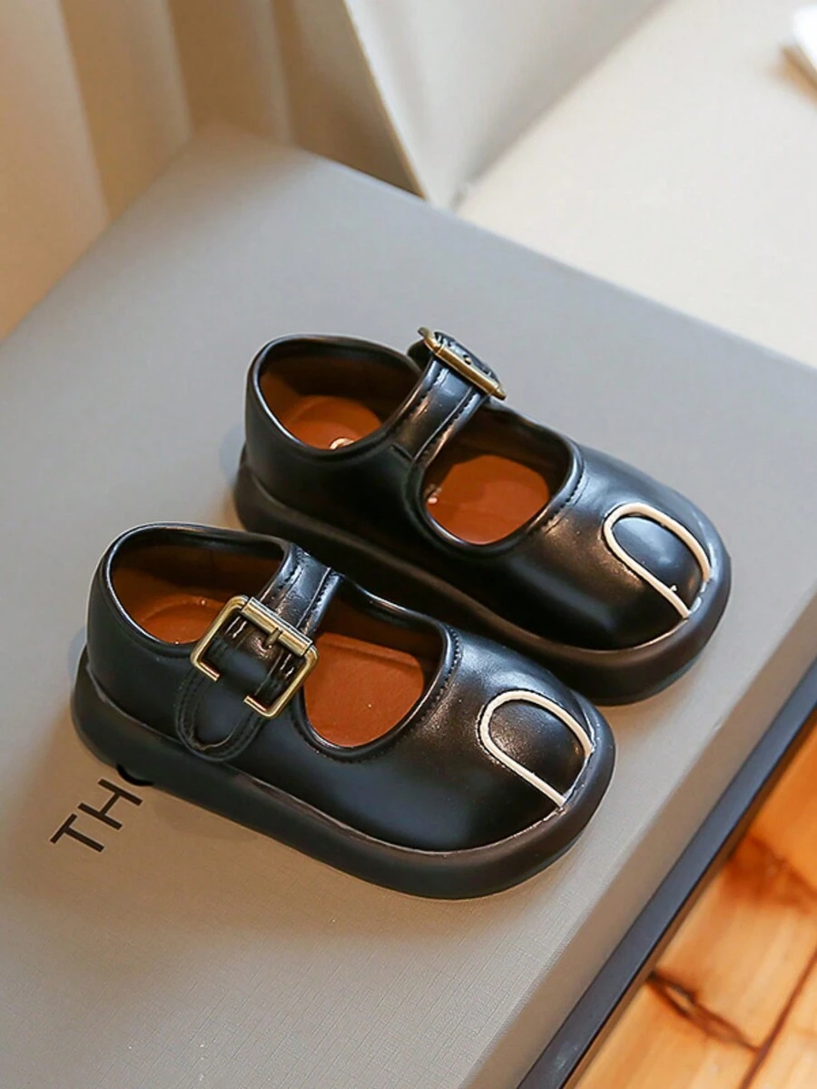 新款軟底&鞋面兒童鞋,男女兼用 - 黑色 - 查看 1