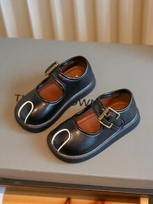 新款軟底&鞋面兒童鞋,男女兼用 - 黑色 - 查看 2