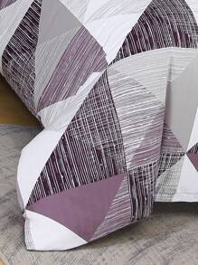 Soft Microfiber Duvet Cover Set With Classic Geometric Patterns - Best 2/3-Piece Quilt/Comforter Cover Bedding Set - Includes 1 Duvet Cover And 1/2 Pillowcases - Cheap And High-Quality - For Twin, King, Single, Queen, Double, Full Size