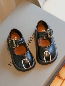 新款軟底&鞋面兒童鞋,男女兼用 - 黑色 - 查看 3