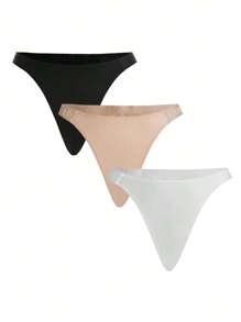 Ocili 女款字母印花肩帶丁字褲 - 彩色 - 查看 6