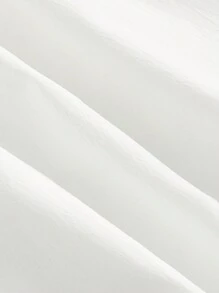 SHEIN MOD Women's Botanical Jacquard Tie Front Square Neck Dress - Multicolor - View 3