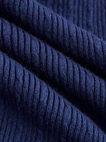 SHEIN DECDS 女用針織緊身半身裙 - 藍色 - 查看 11