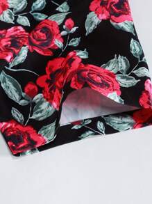 Manfinity Homme Men's All-over Rose Print Shirt - Multicolor - View 3