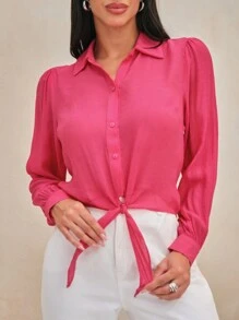 SHEIN 女性襯衫 - 綠色 - 查看 1