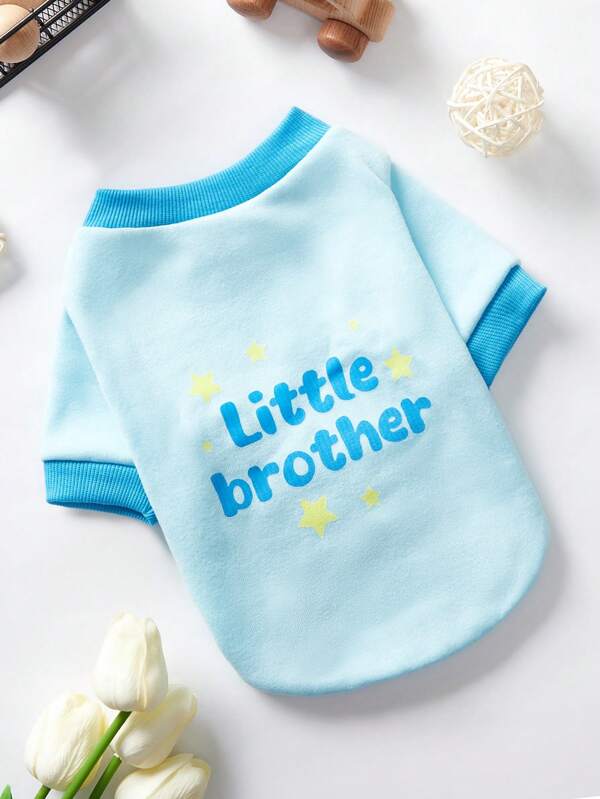 Debiesn 1 pieza Sudadera con forro térmico Lindo estampado de mascota Kawaii estilo artístico girlcore, azul, para vacaciones, Día de San Valentín