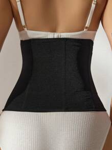 女士純色腰帶 - 黑色 - 查看 4