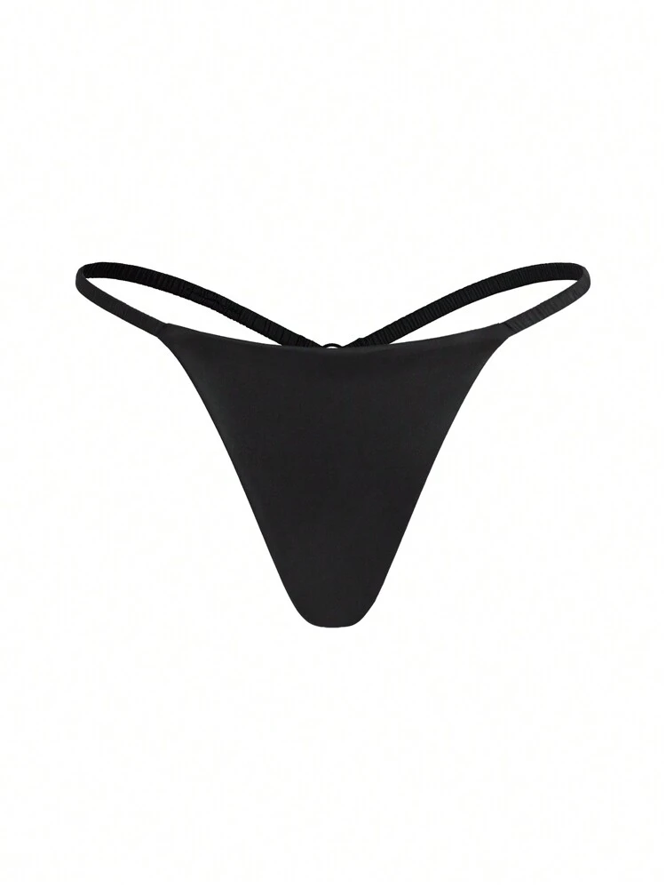 Leisure Women's Round-Buckle Linked Thong Pants