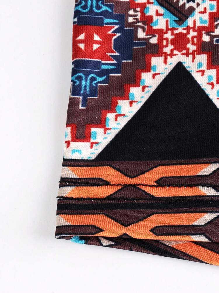 Men'S Geometric Pattern Boxer Briefs