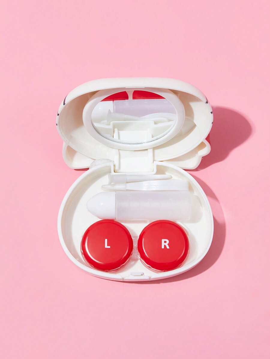 HELLO KITTY AND FRIENDS SHEIN Cat Shaped Contact Lens Case SHEIN USA