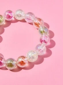 HELLO KITTY AND FRIENDS | SHEIN Colorful Beaded Keychain - Multicolor - View 6