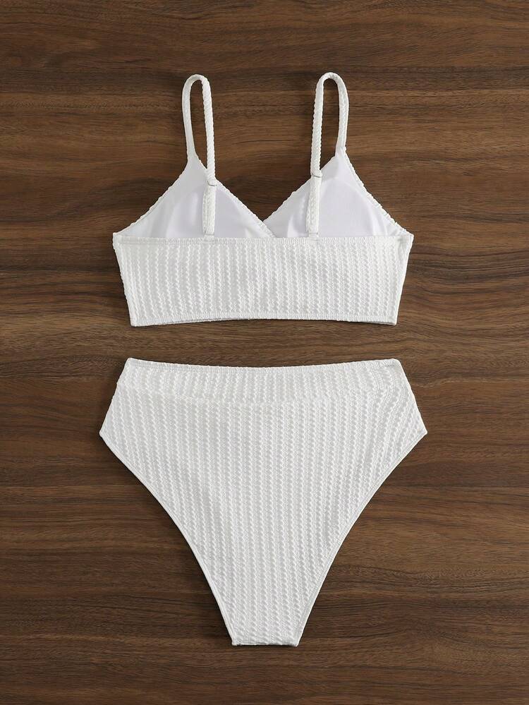 Solid Color Cami Bikini Set Wedding Summer Beach