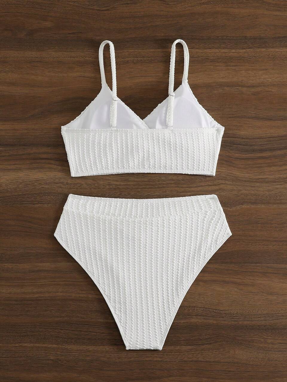 Solid Color Cami Bikini Set Wedding Summer Beach