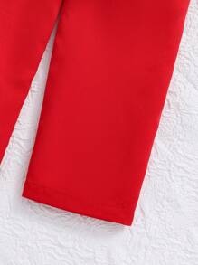 SHEIN Tween Girl Floral Printed Top And Pants Set