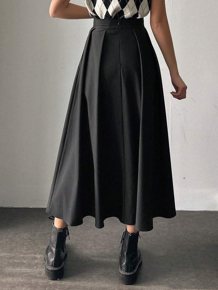 Women's Solid Color Skirt