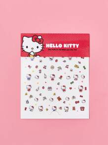 HELLO KITTY AND FRIENDS | SHEIN 卡通圖案可愛指甲貼紙套裝 - 彩色 - 查看 5
