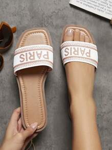 SHUZIA Women'S Flat Sandals - Beige - View 6