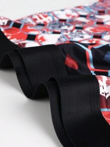 Slip De Boxeur Imprimé Avec Motif De Chauve-souris Pour Hommes