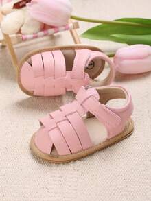 Infant Girls' Pink Sandals - Pink - View 3