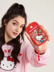 HELLO KITTY AND FRIENDS | SHEIN 1pc Cartoon Graphic Portable Spray Bottle,Kitty - Red - View 2