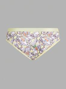 SHEIN Women's Cartoon Printed Triangle Panties - Multicolor - View 5