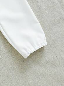 Baby Girl Elegant & Cute Double Layer Hat With Floral & Ruffled Design, Casual & Versatile - Yellow - View 4