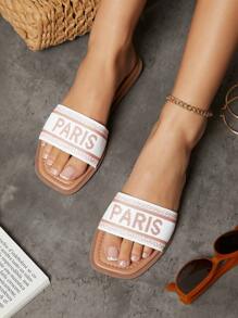 SHUZIA Women'S Flat Sandals - Beige - View 1