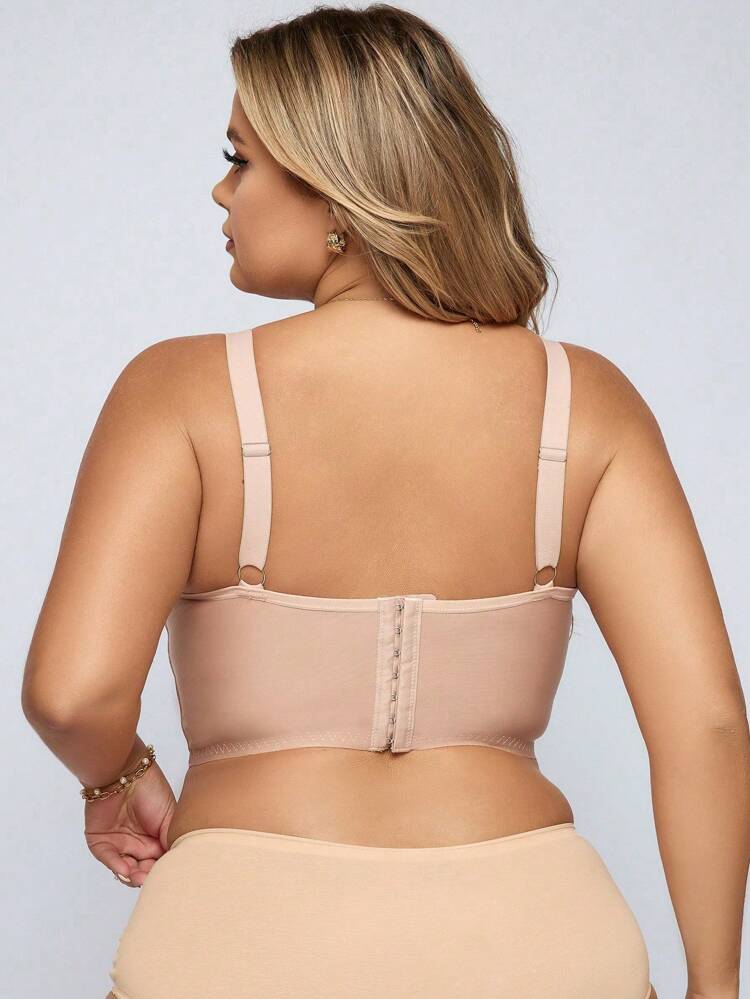 2pcs/Set Plus Size, Wireless Bra