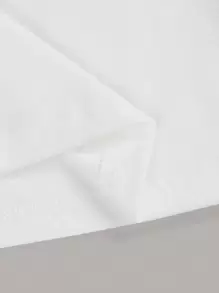 SHEIN Girlism Juego casual de camiseta de manga corta en blanco y negro para chica adolescente - Blanco y Negro - Ver 5