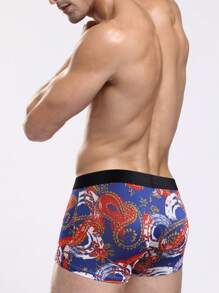 Men'S Floral Print Boxer Briefs - Multicolor - View 2