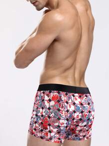 Slip De Boxeur Imprimé Avec Motif De Chauve-souris Pour Hommes