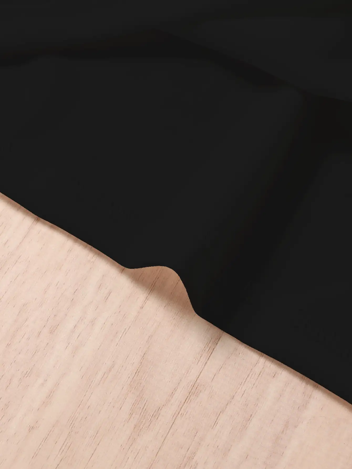 SHEIN 青少年女孩圖案短袖t恤和短褲套裝 - 黑色 - 查看 4