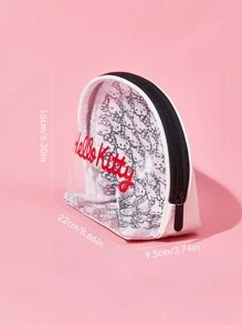 HELLO KITTY AND FRIENDS | SHEIN 可愛的白色化妝袋 - 白色 - 查看 7