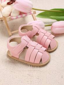 Infant Girls' Pink Sandals - Pink - View 6