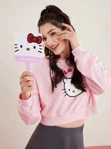 HELLO KITTY AND FRIENDS | SHEIN Espejo De Mano Con Diseño De Gato Rosa Lindo - Rosa - Ver 7