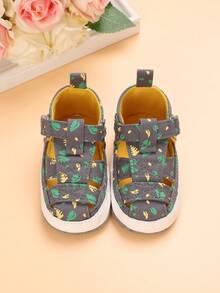 嬰幼兒純棉中性休閒涼鞋和拖鞋 - 彩色 - 查看 6