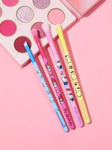 HELLO KITTY AND FRIENDS | SHEIN 4 件裝眼部刷套裝 - 彩色 - 查看 2