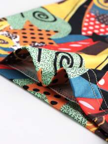 Men'S Abstract Printed Boxer Briefs - Multicolor - View 4