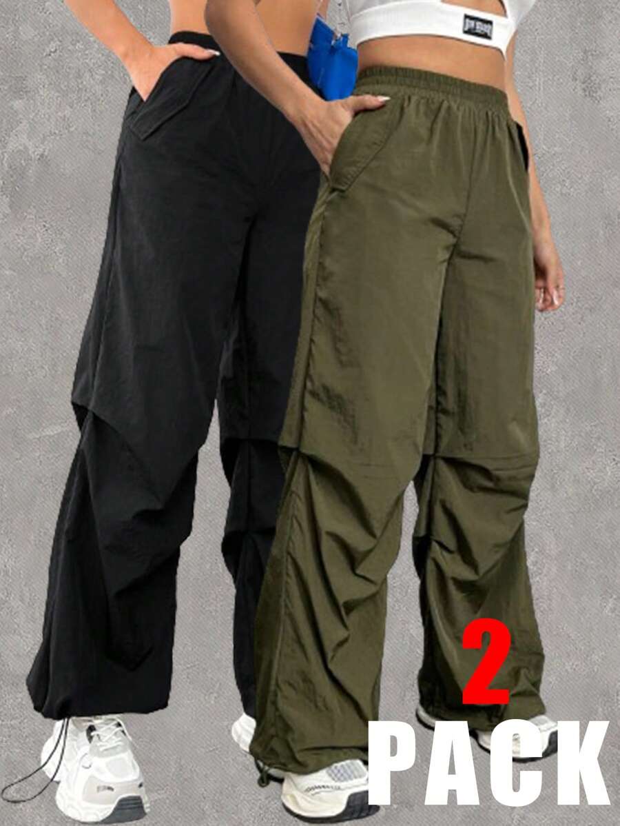 SHEIN Coolane Women's Parachute Pants In Multiple Colors SHEIN EUR