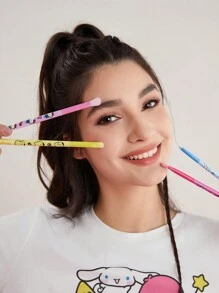 HELLO KITTY AND FRIENDS | SHEIN 4 件裝眼部刷套裝 - 彩色 - 查看 6