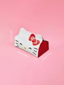 HELLO KITTY AND FRIENDS | SHEIN 白色可愛紙巾袋 - 白色 - 查看 6