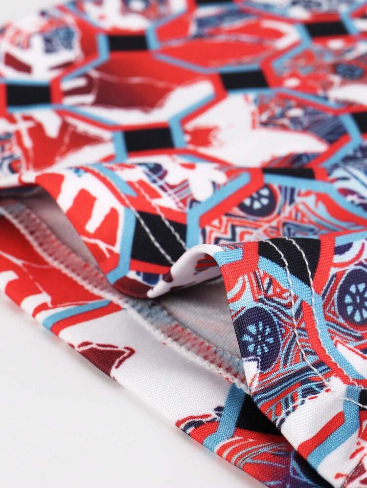 Men'S Bat Pattern Printed Boxer Briefs