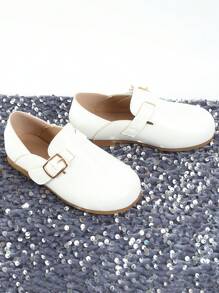 女孩平底鞋 - 時尚嬰幼兒、小童、少女,白色 - 白色 - 查看 3
